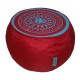 Coffee Table - Red Polyester 'Mediterranean 13'
